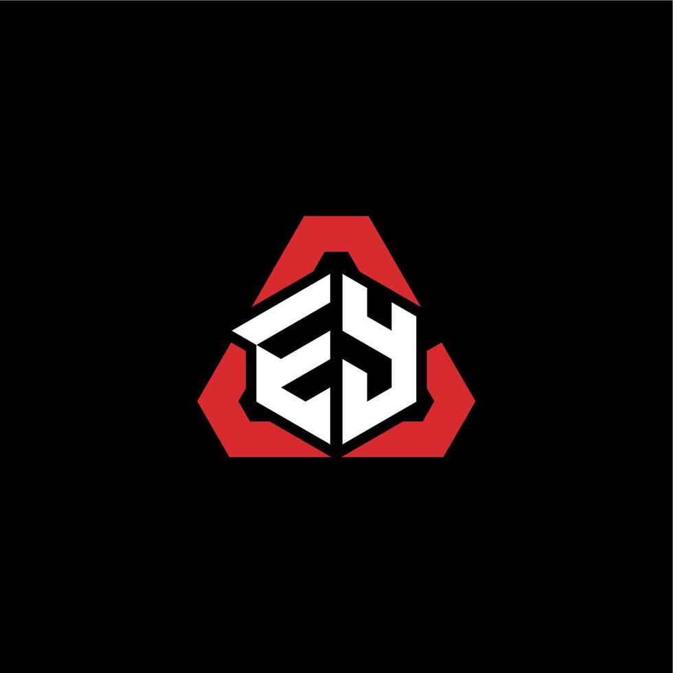 ey Initiale Logo Esport Mannschaft Konzept Ideen vektor
