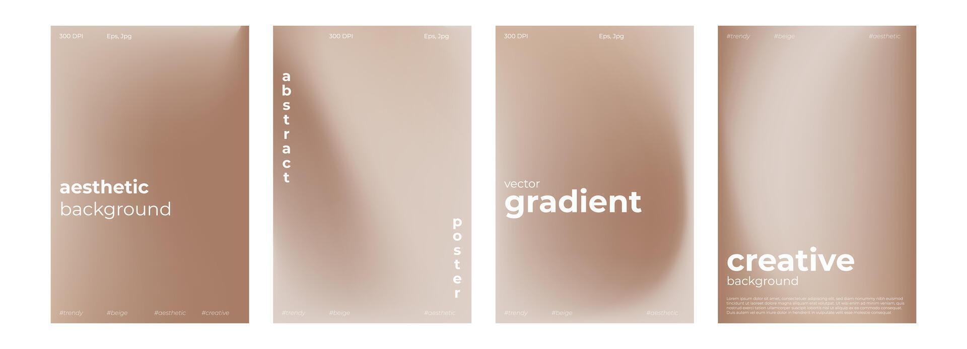 y2k ästhetisch abstrakt nackt Gradient Hintergrund mit Beige, Rosa, Pastell, Sanft verschwommen Muster. Poster zum Sozial Medien Geschichten, Album Abdeckungen, Banner, Vorlagen zum Digital Marketing vektor