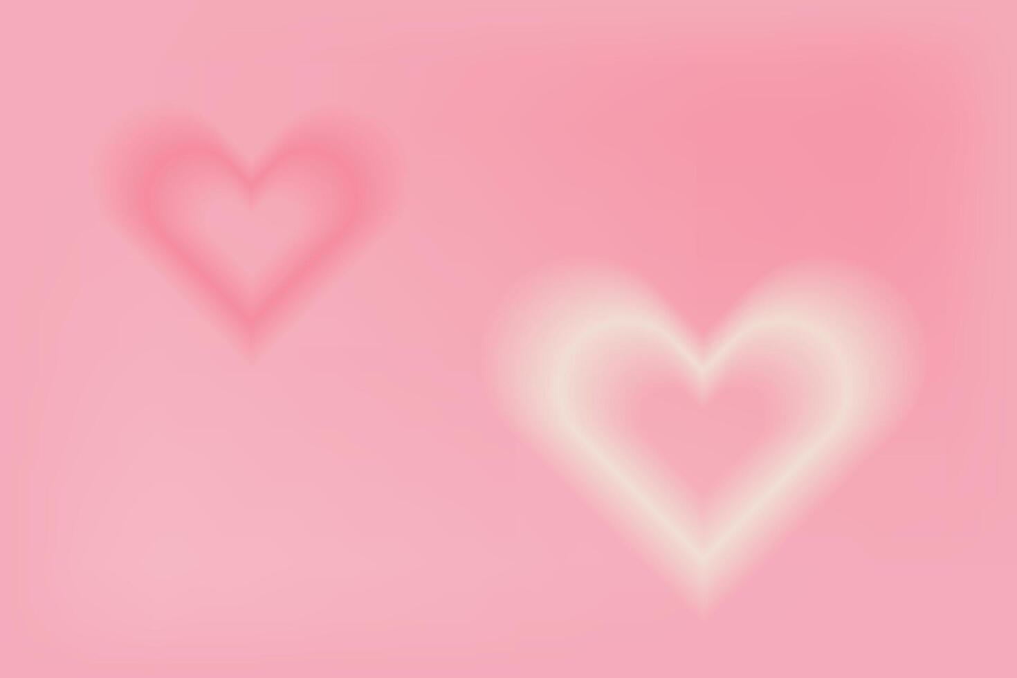 y2k trendig estetisk abstrakt lutning rosa violett bakgrund med genomskinlig aura hjärtan och former suddig mönster. social media affisch, berättelser markera mallar för digital marknadsföring vektor