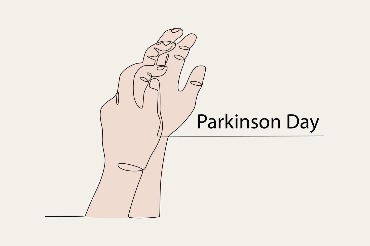 Parkinson durch ermutigend Gemeinschaft vektor
