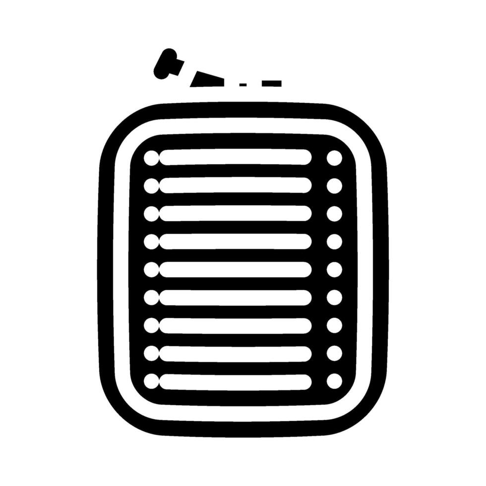 Band Startseite Stickerei Hobby Glyphe Symbol Vektor Illustration