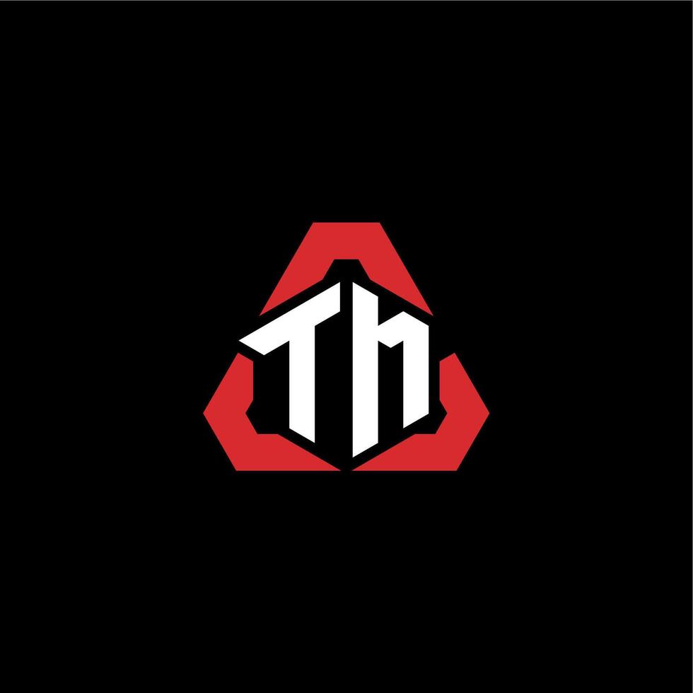 tm Initiale Logo Esport Mannschaft Konzept Ideen vektor