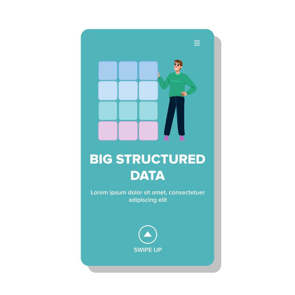 strukturera stor strukturerad data vektor