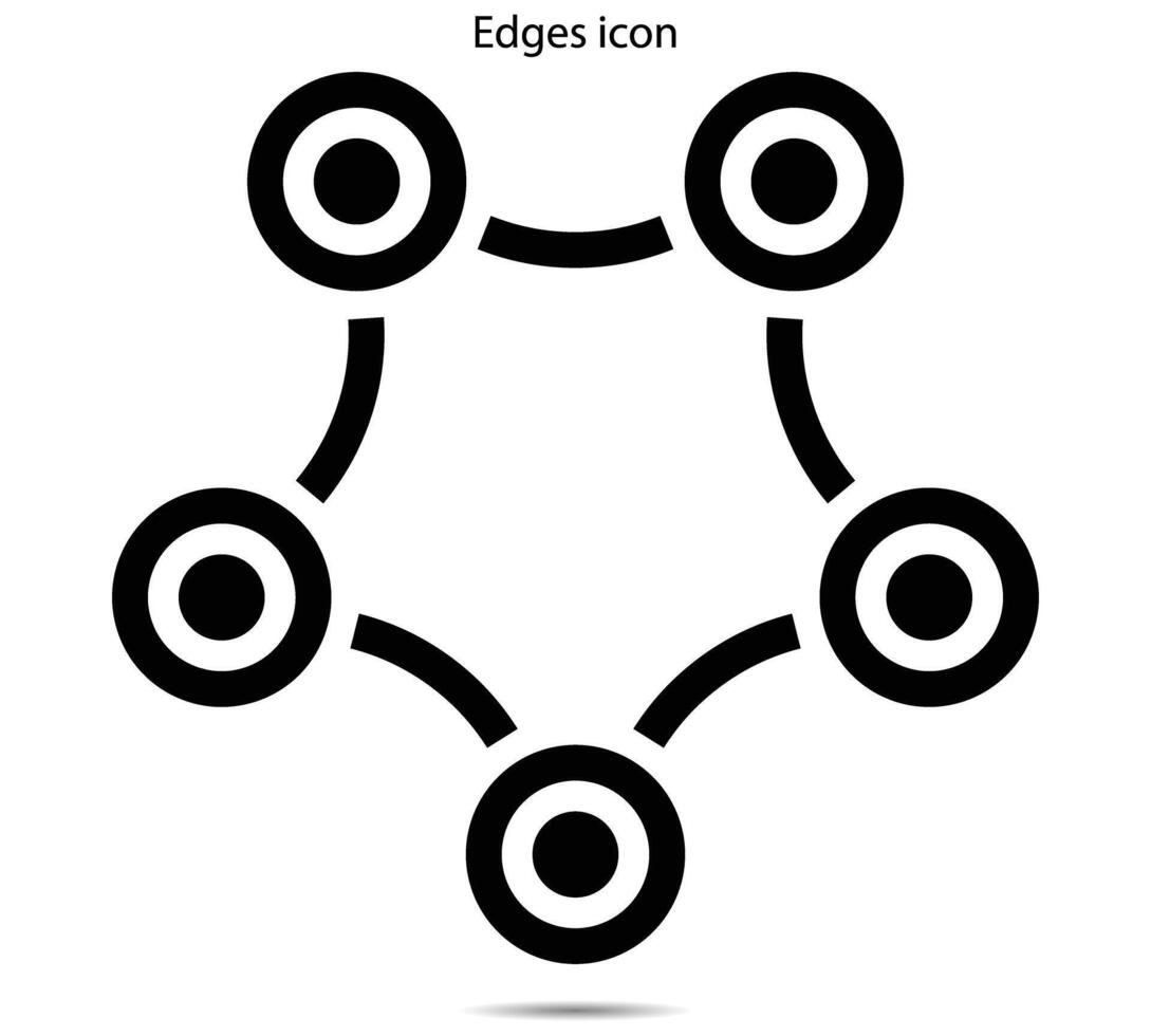 Kanten Symbol, Vektor Illustrator