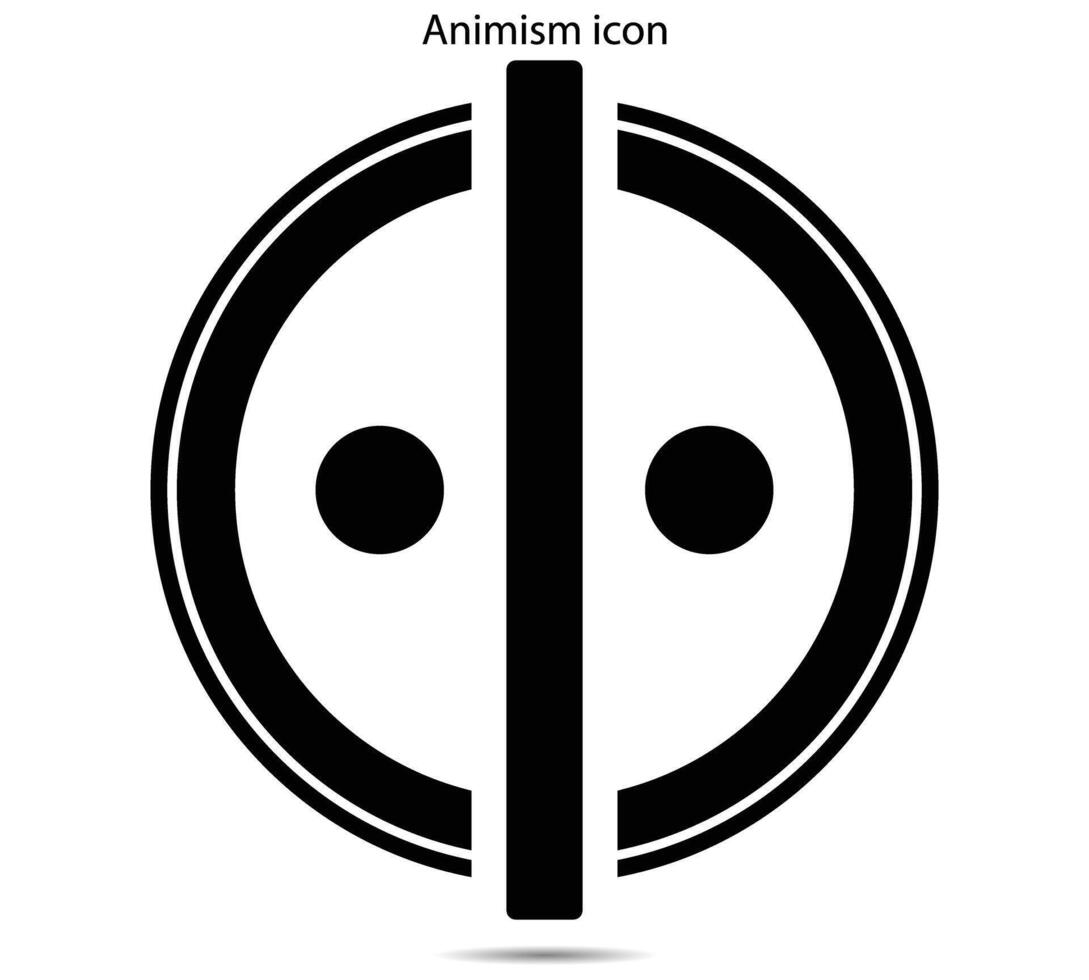 Animismus Symbol. isoliert Animismus Symbol Vektor Illustration von Religion Sammlung