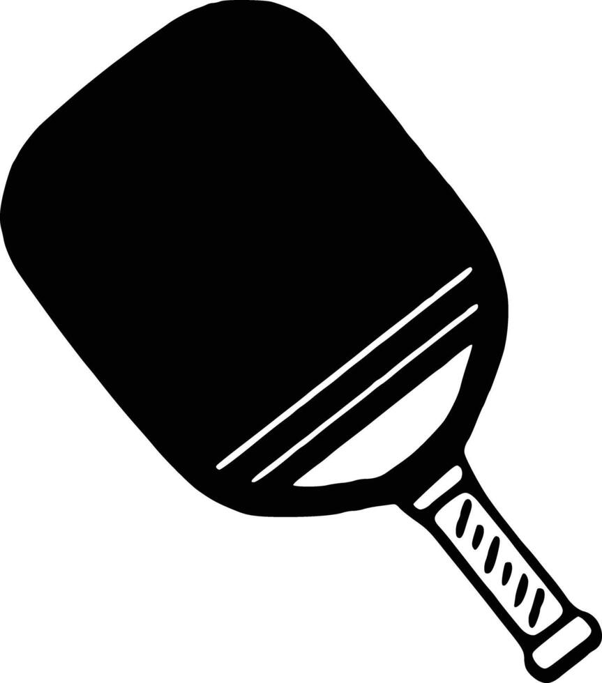 Pickleball Paddel druckbar Vektor Illustration. Pickleball Paddel und Ball Vektor, Pickleball Clip Art, Schläger Symbol, Symbol, Logo, hoch Qualität Vektor