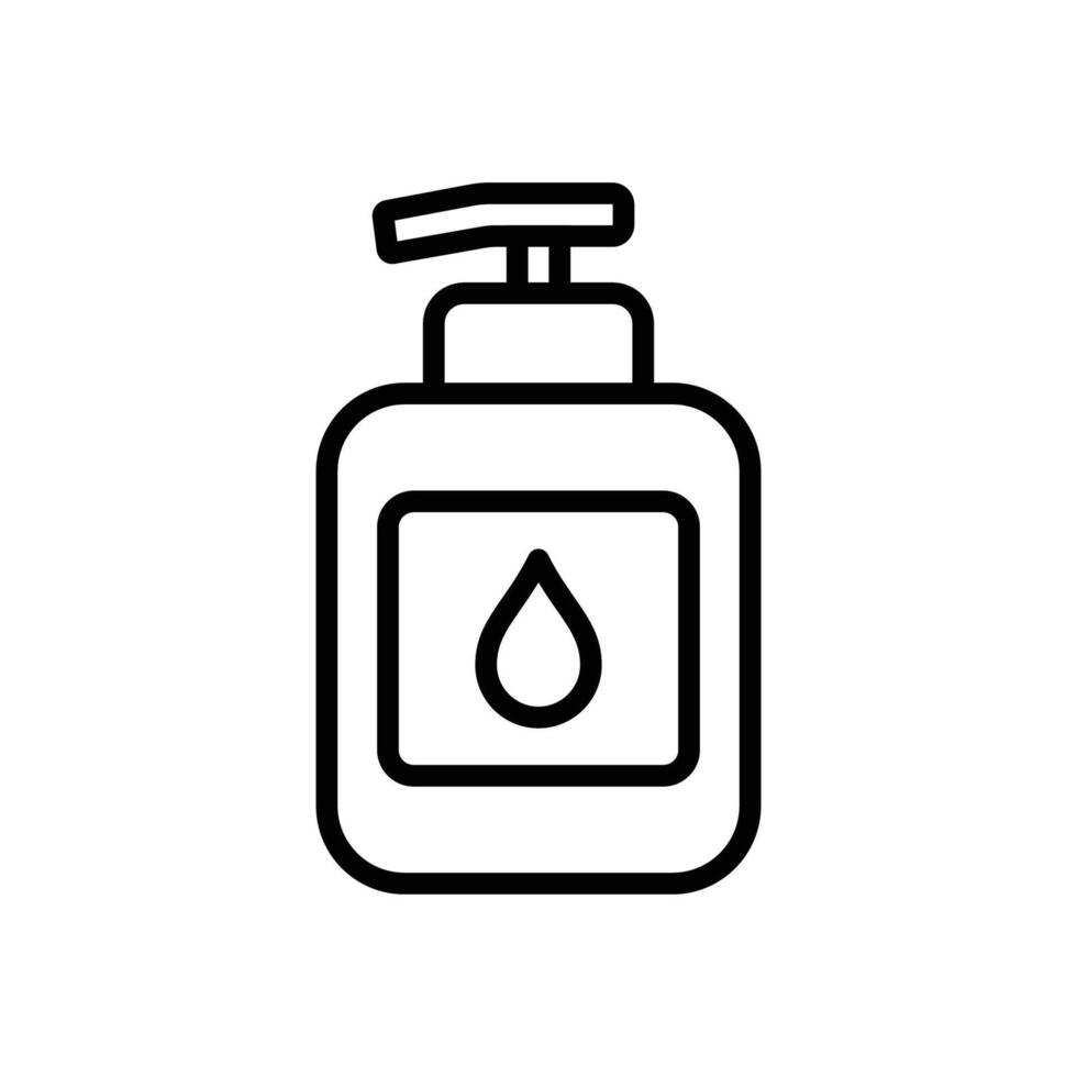 Shampoo Symbol Vektor Design Vorlage im Weiß Hintergrund