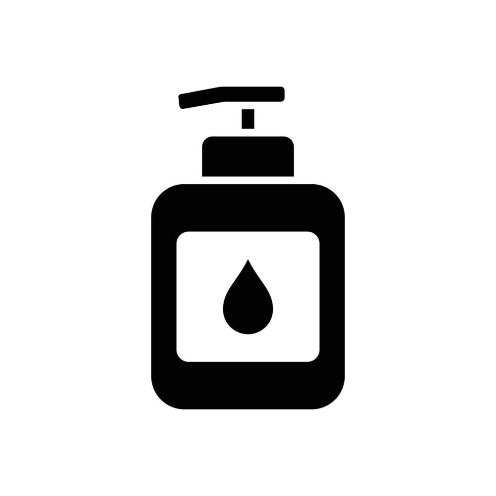 Shampoo Symbol Vektor Design Vorlage im Weiß Hintergrund