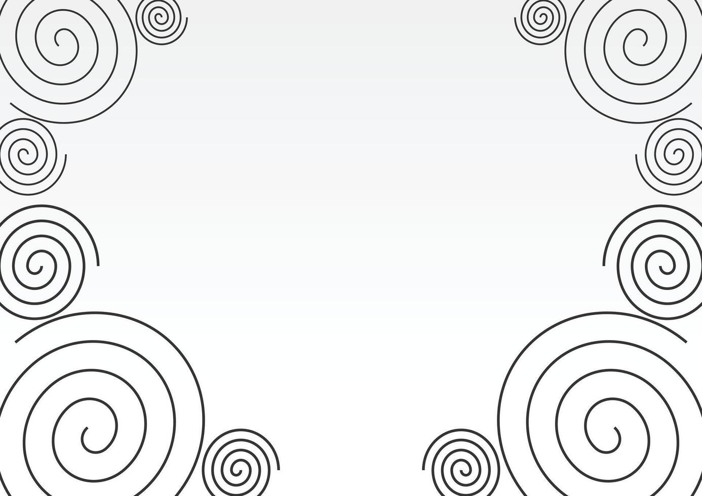 abstrakt Hintergrund Spiral- Weiß Hintergrund vektor