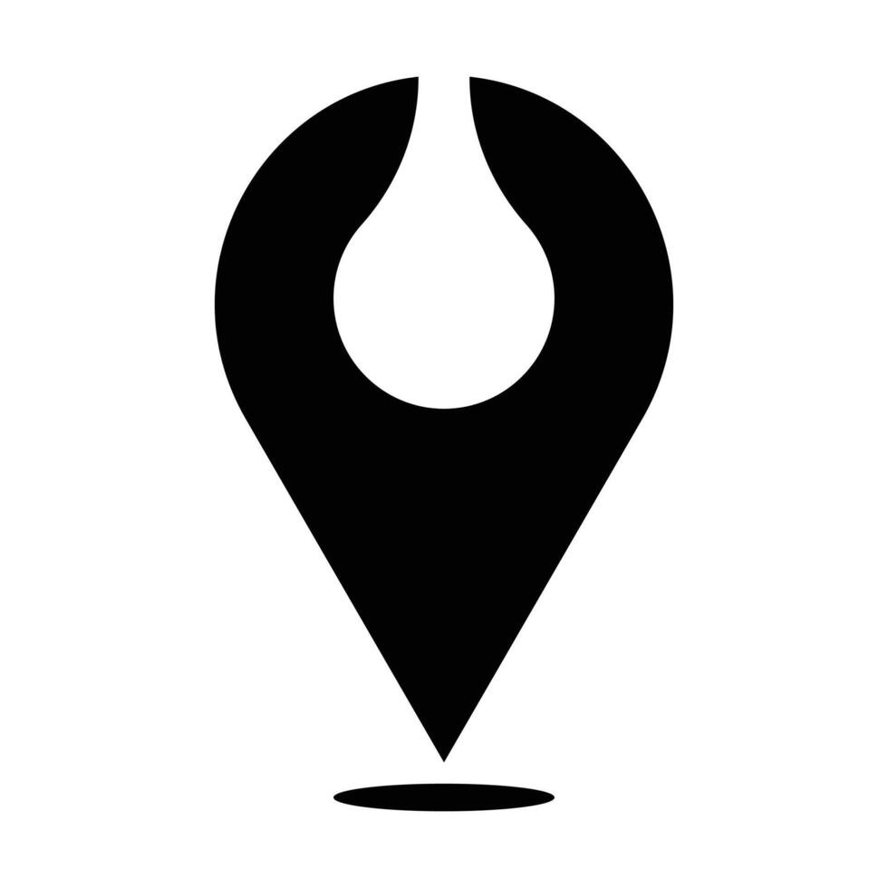 Geolokalisierung Symbol im Vektor Format.