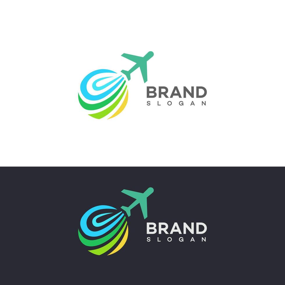 luft resa logotyp ikon varumärke identitet tecken symbol vektor
