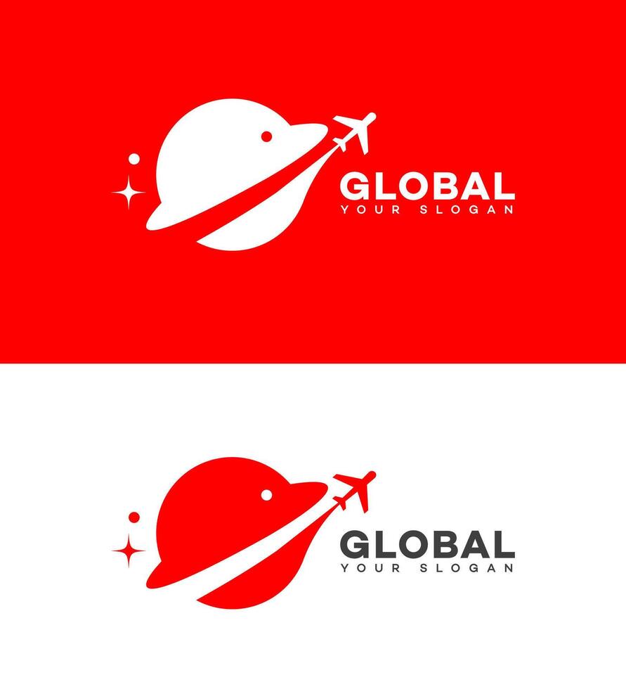 global resa logotyp ikon varumärke identitet tecken symbol vektor