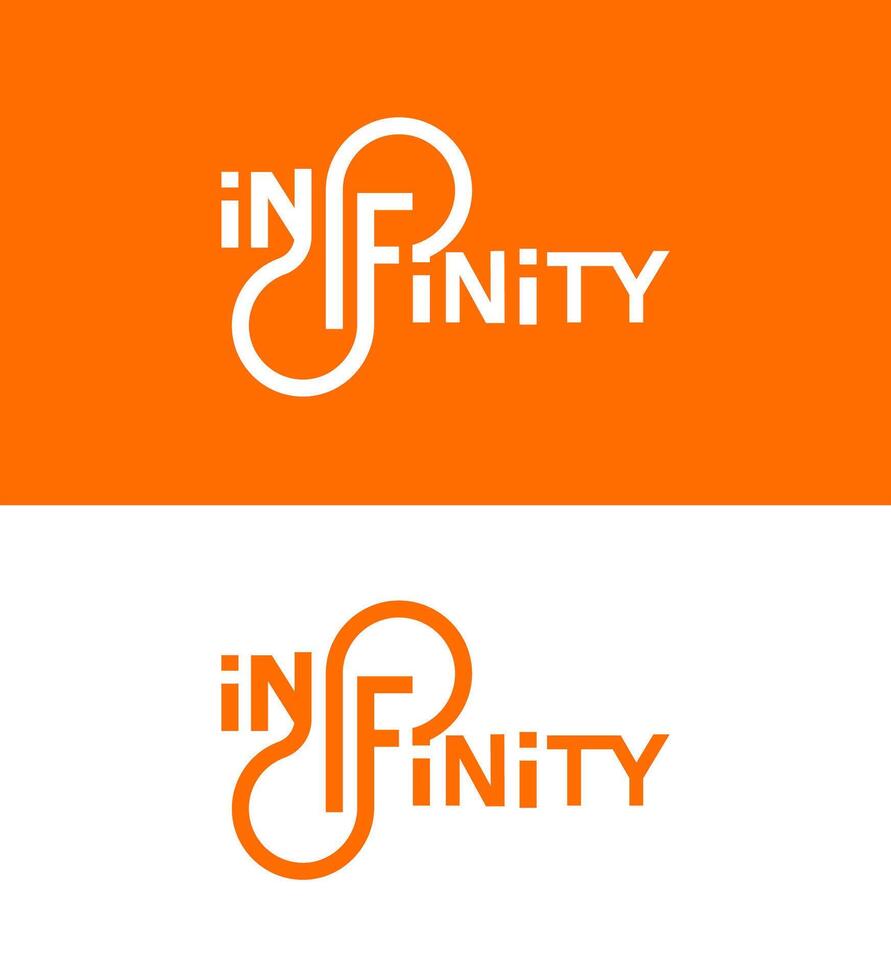 oändlighet logotyp ikon varumärke identitet tecken symbol vektor