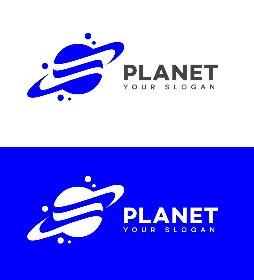 Planet Logo Symbol Marke Identität Zeichen Symbol vektor