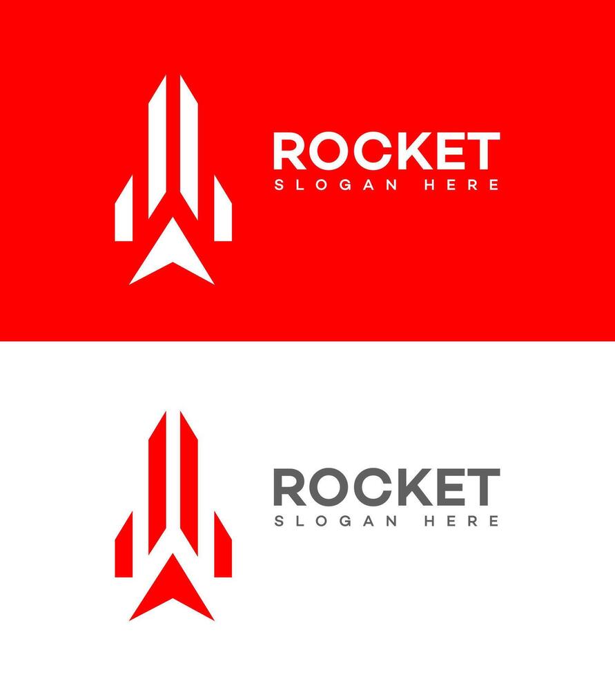 Rakete Logo Symbol Marke Identität Zeichen Symbol vektor