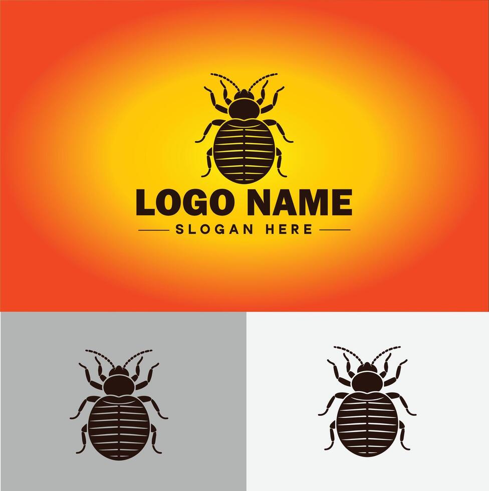 vägglus logotyp vektor konst ikon grafik för företag varumärke ikon vägglus logotyp mall