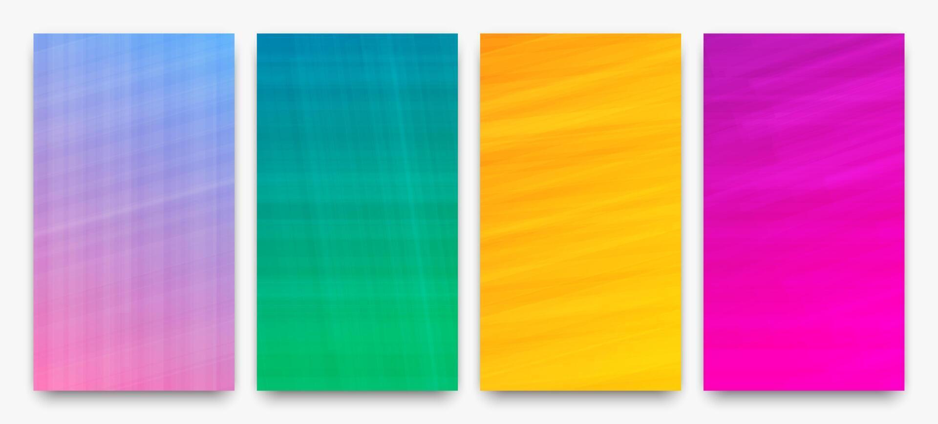 modern bunt Gradient Hintergrund mit Linien vektor