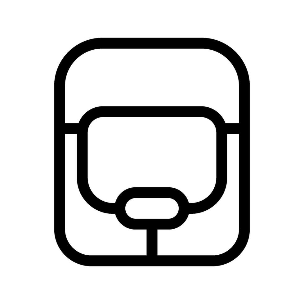 Geldbörse Symbol Vektor Symbol Design Illustration