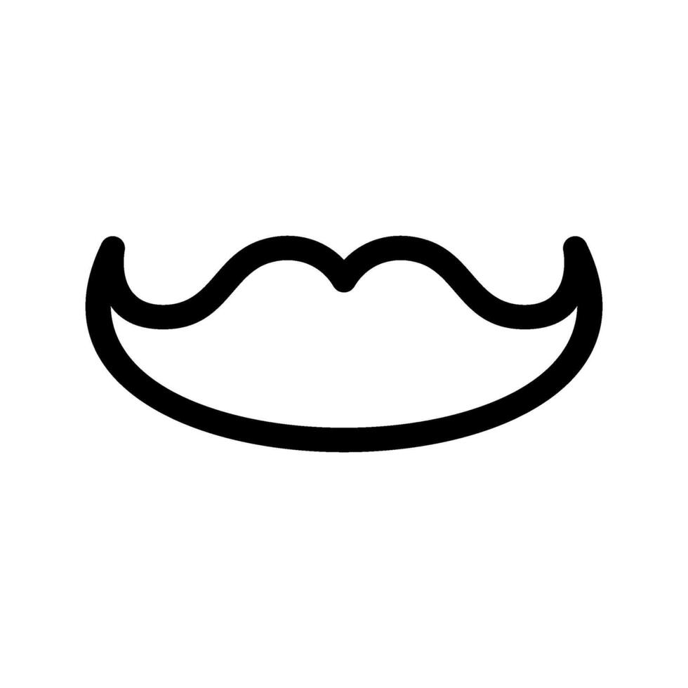 mustasch ikon vektor symbol design illustration