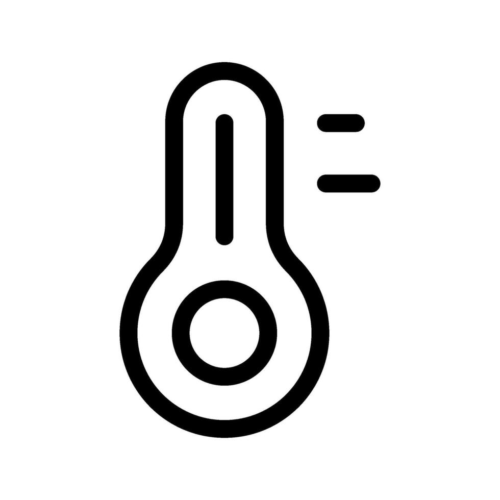 Thermometer Symbol Vektor Symbol Design Illustration