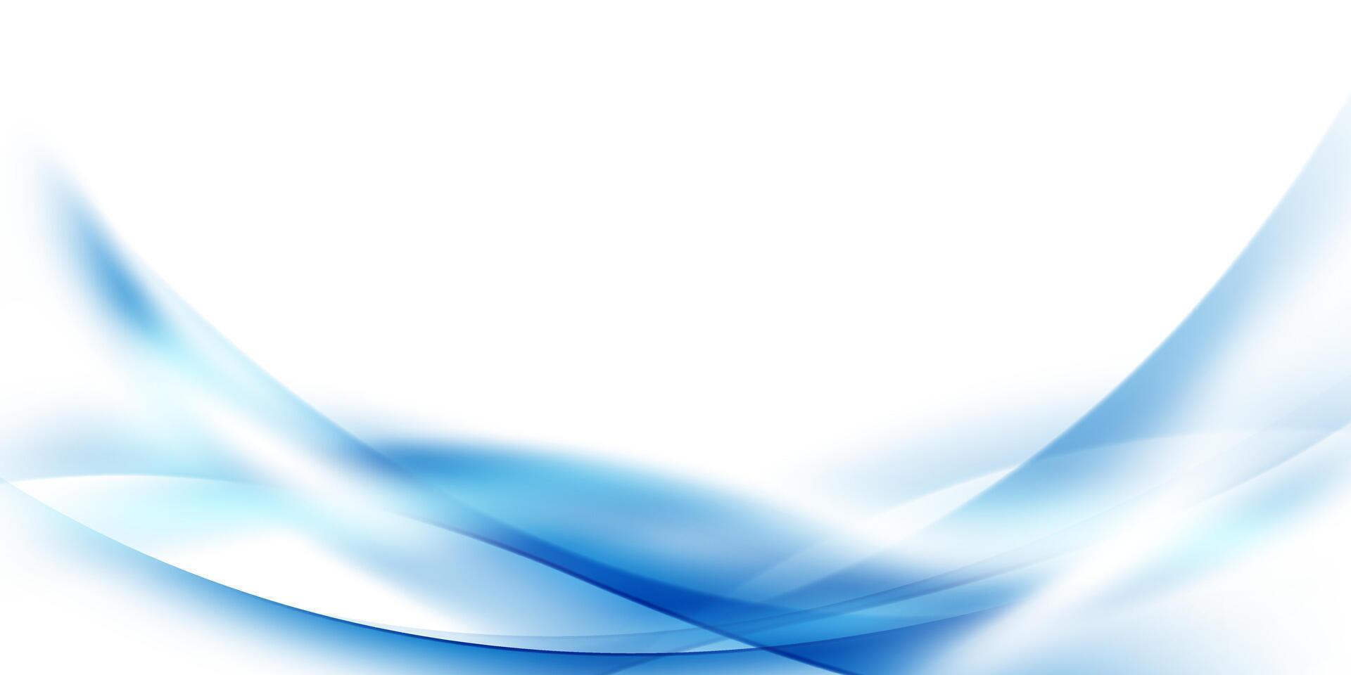 abstrakt blå Vinka bakgrund modern vektor illustration