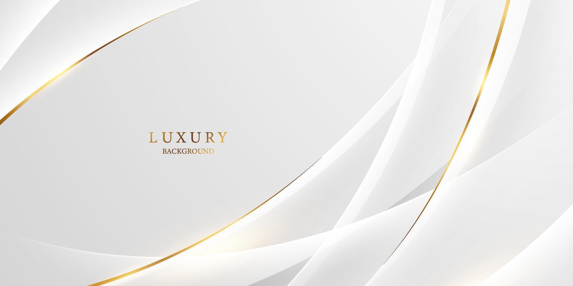 Weiß Luxus abstrakt Hintergrund mit Vektor Illustration