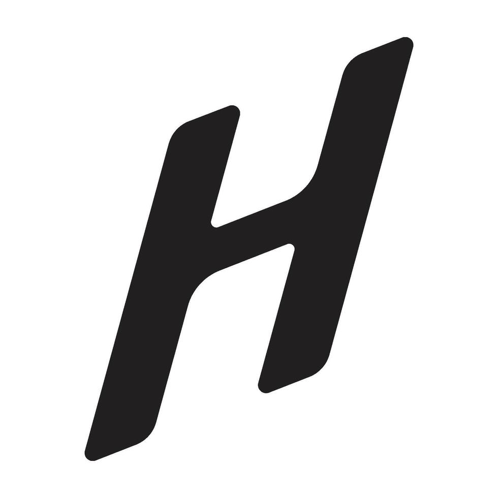 Buchstabe h Logo Vektor