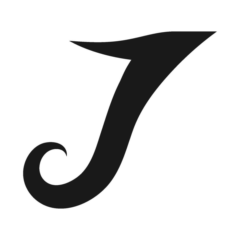 Buchstabe j Logo-Vektor vektor