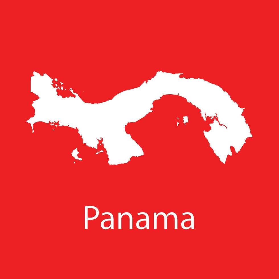 Panama Karte Symbol Vektor