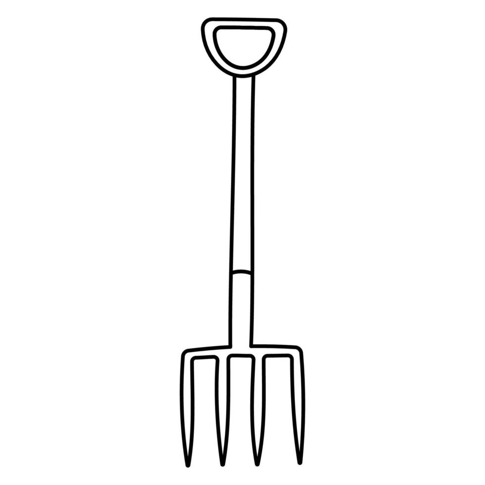 Garten Werkzeug einstellen Pflege Linie Symbol Element vektor