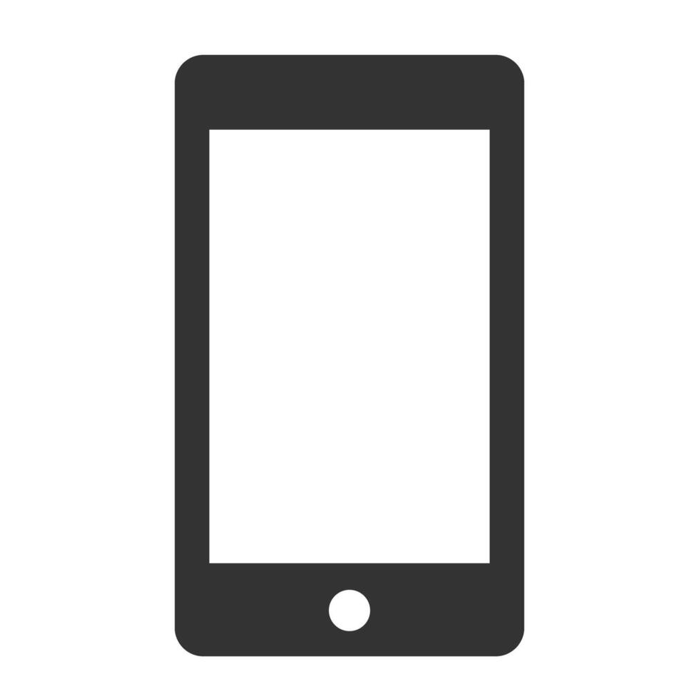 smartphone platt ikon vektor