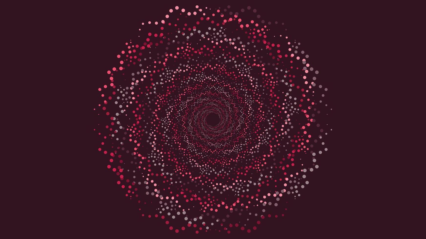 abstrakt Spiral- runden Wirbel Stil Daten Zyklus Hintergrund. vektor