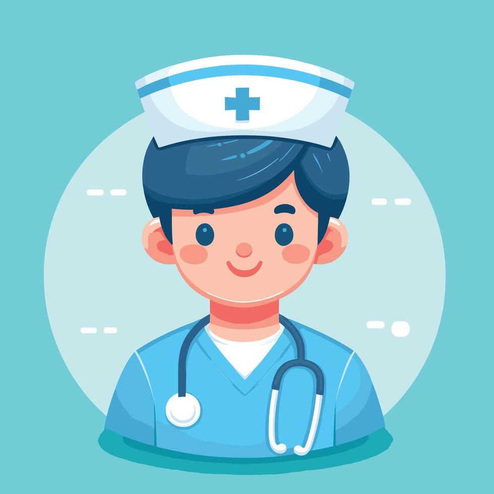 medicinsk sjuksköterska illustrationer vektor