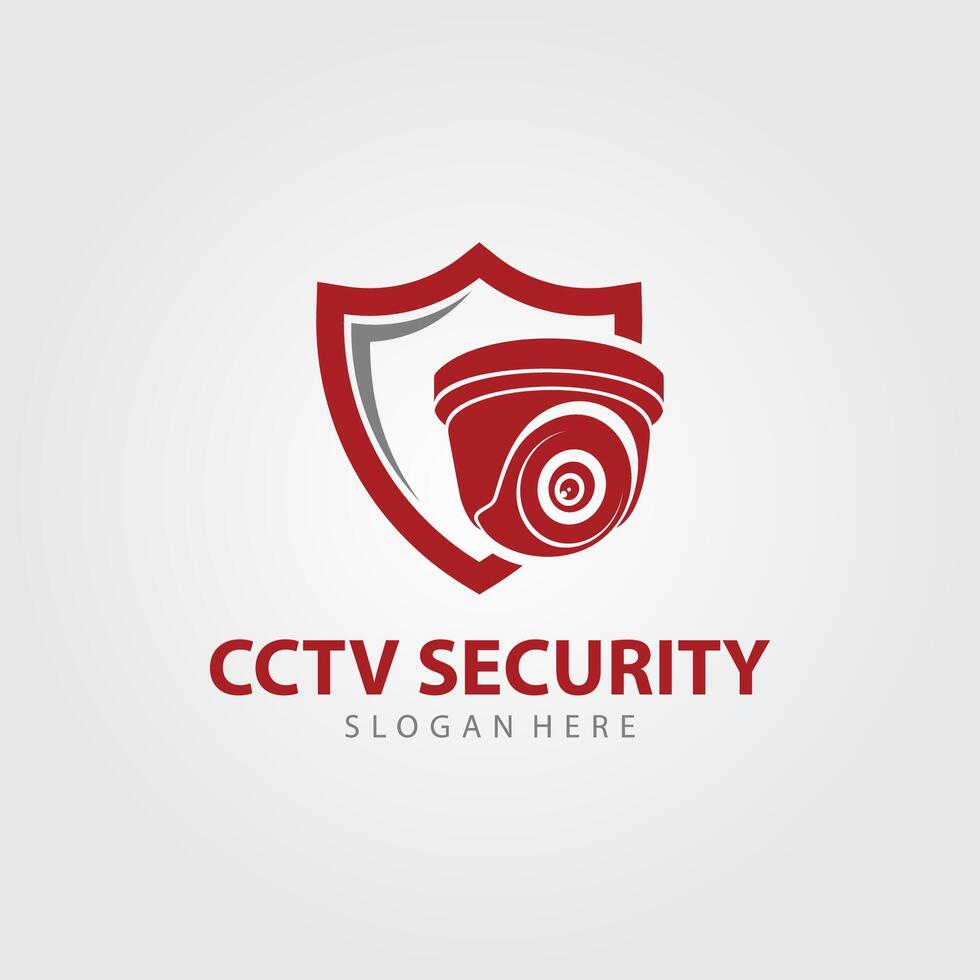 cCTV vektor logotyp design. kamera logotyp mall design. och säkerhet systemet logotyp vektor