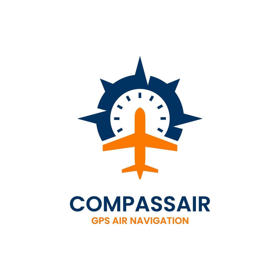 Reise Kompass Logo Design Vorlage. Konzept von Urlaub, Tourismus, Reise, Erkundung, usw. vektor