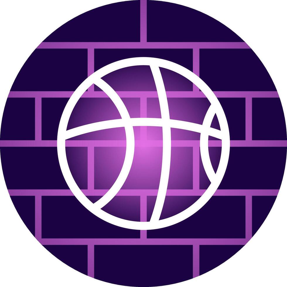 Basketball kreatives Icon-Design vektor