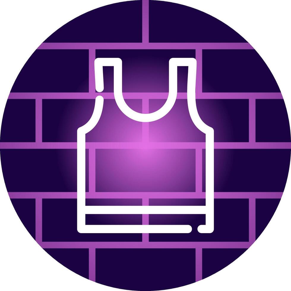 Tanktop kreatives Icon-Design vektor