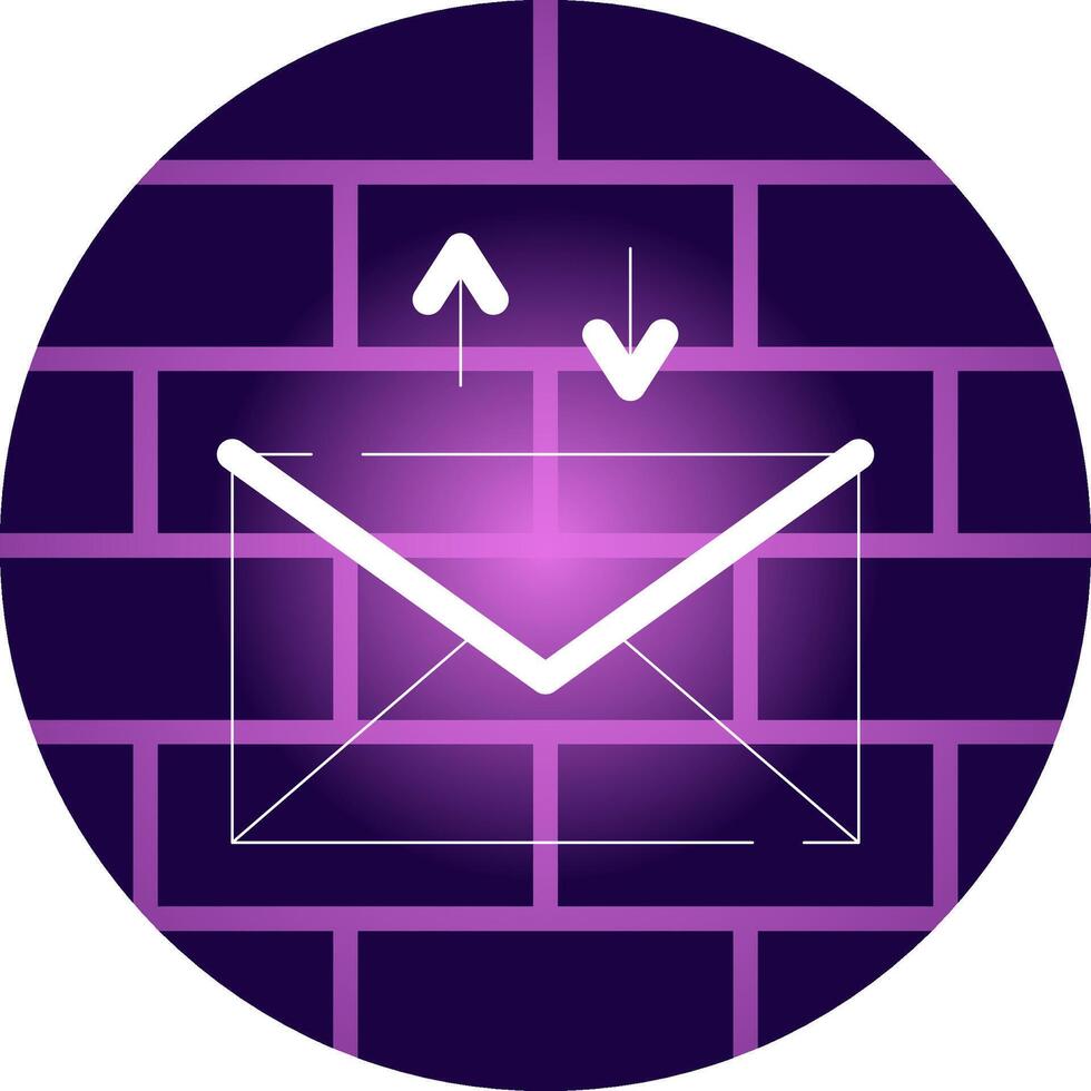 E-Mail kreatives Icon-Design vektor