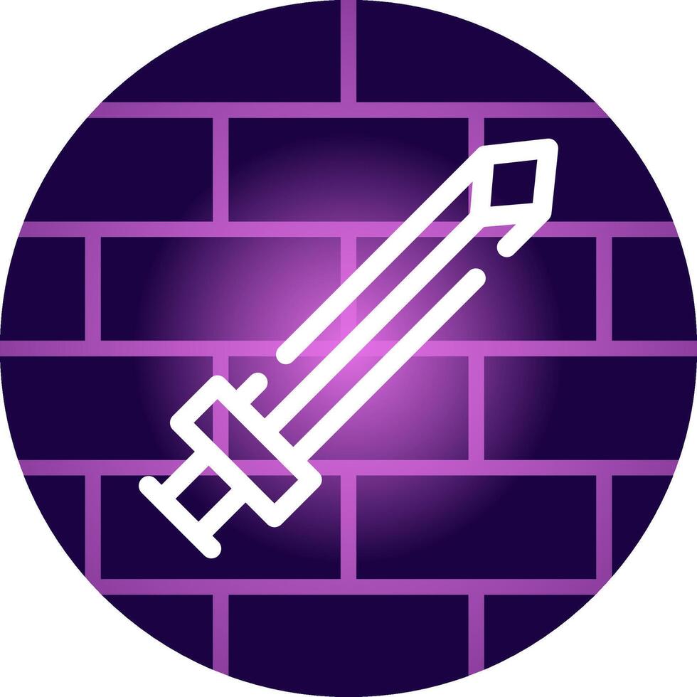 Schwert kreatives Icon-Design vektor