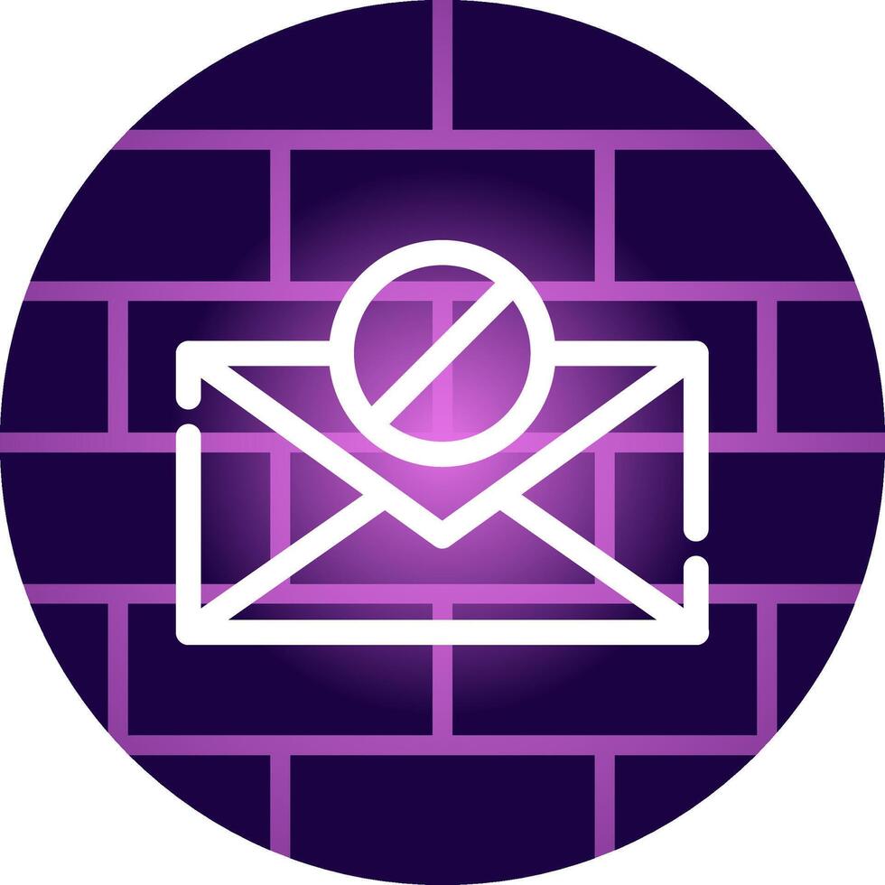 E-Mail-Block kreatives Icon-Design vektor