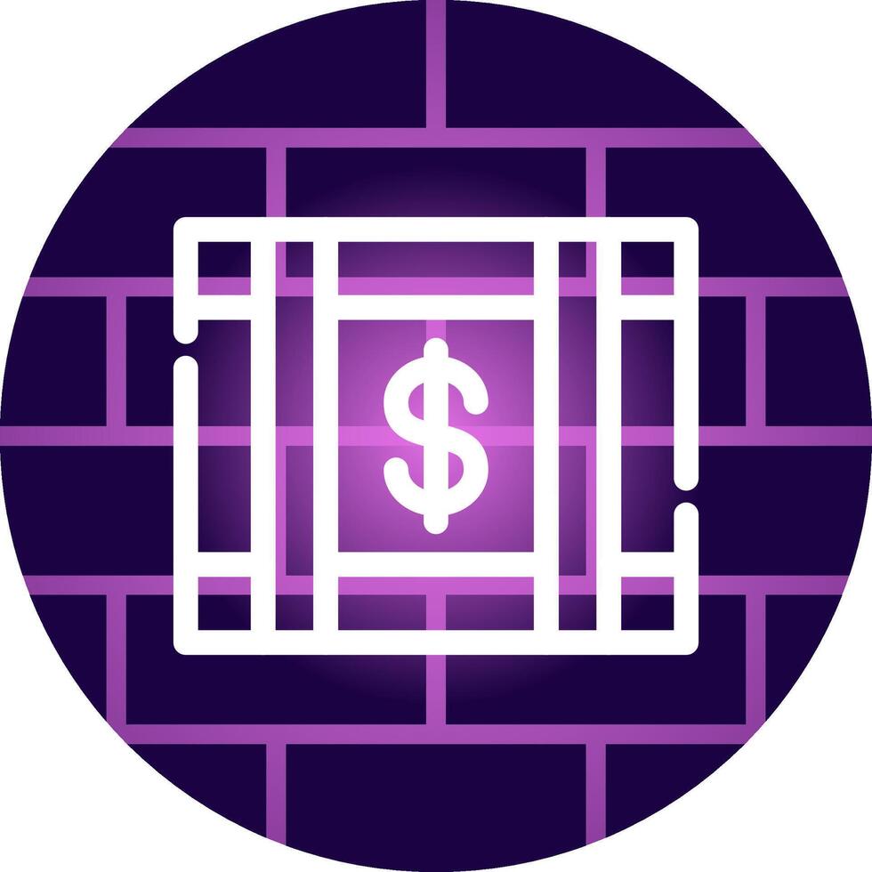 Geld kreatives Icon-Design vektor