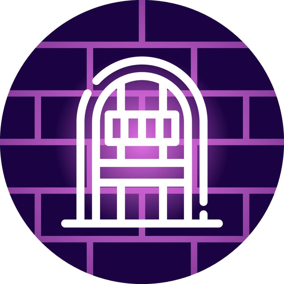 Dungeon kreatives Icon-Design vektor