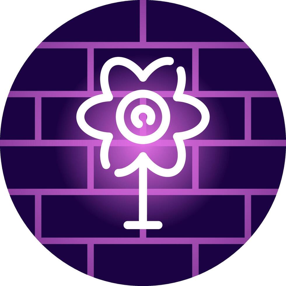 kreatives Icon-Design mit Blumen vektor