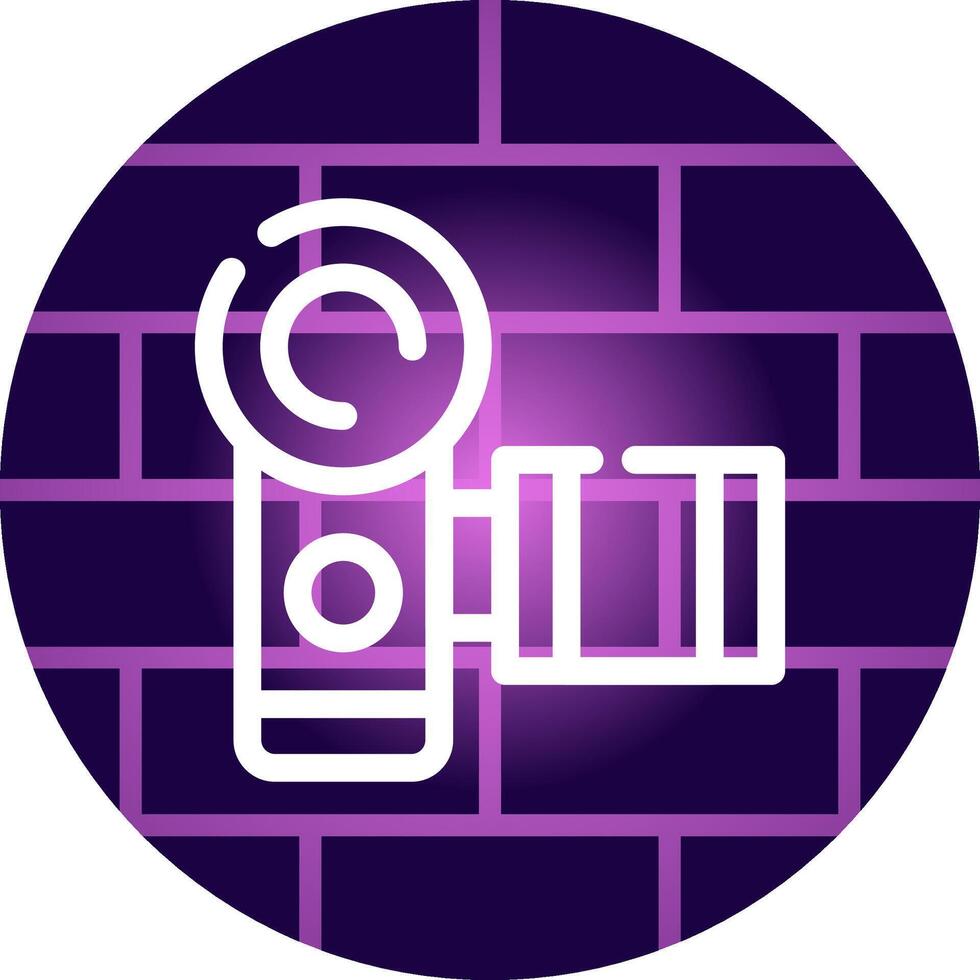 Videokamera kreatives Icon-Design vektor