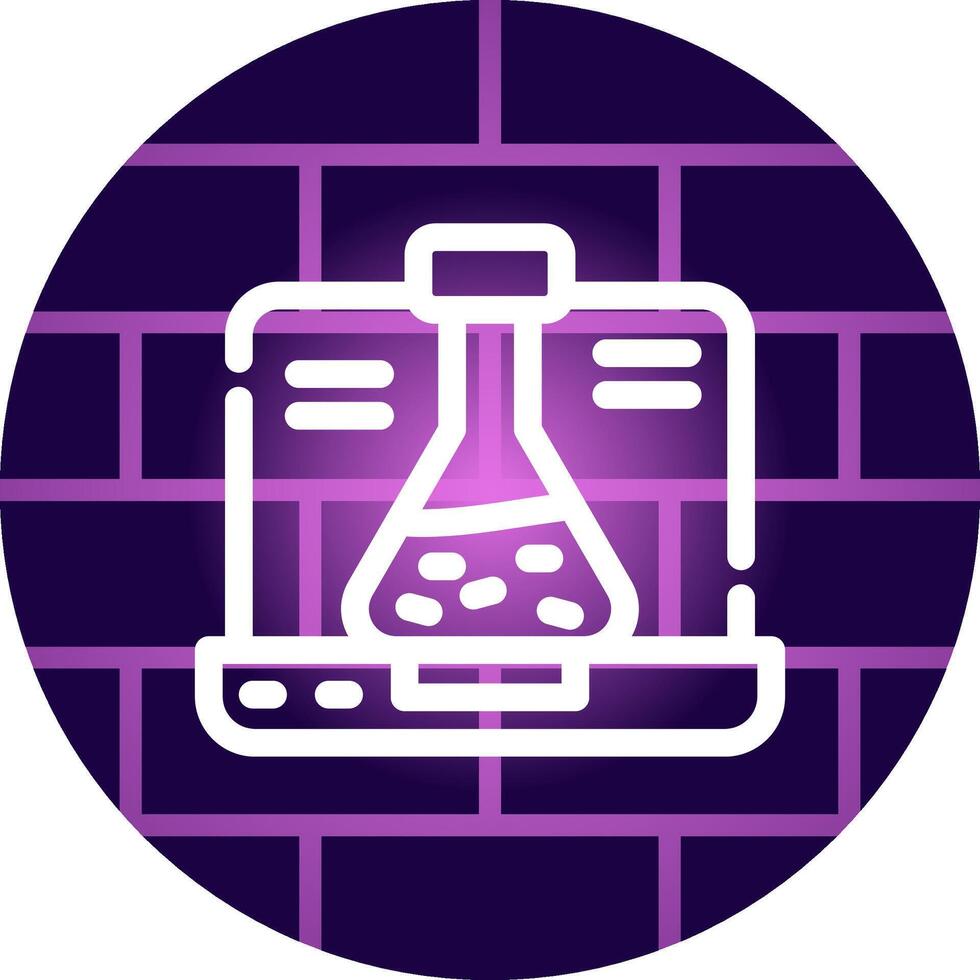 Chemie kreatives Icon-Design vektor