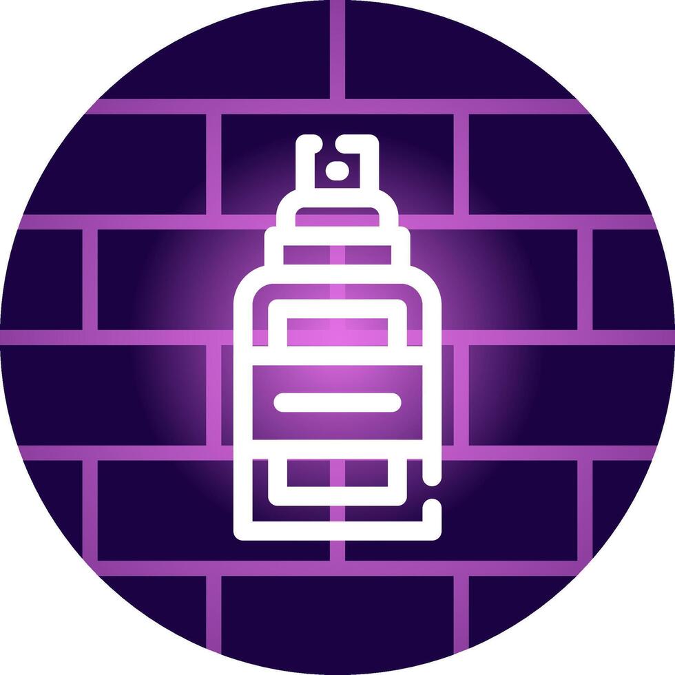 Haarspray kreatives Icon-Design vektor