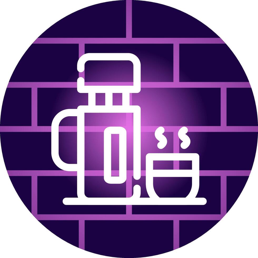 Thermos kreatives Icon-Design vektor