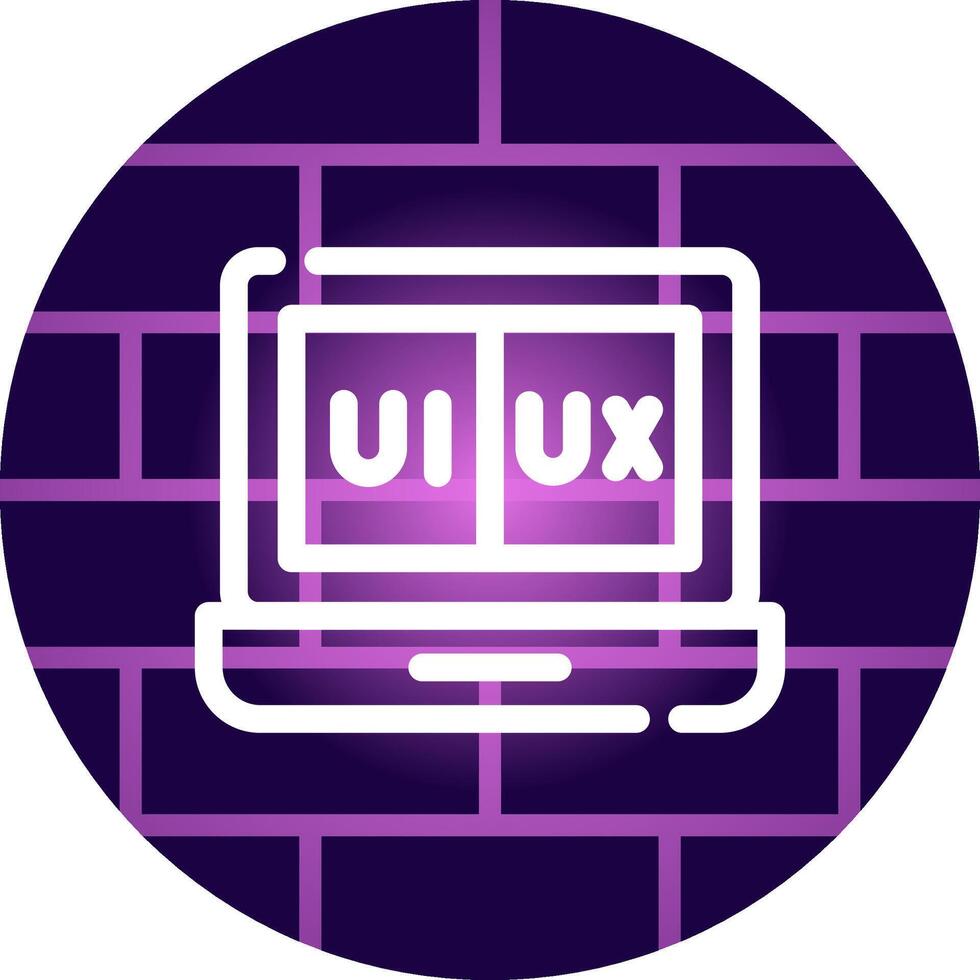 ui ux kreativ Symbol Design vektor