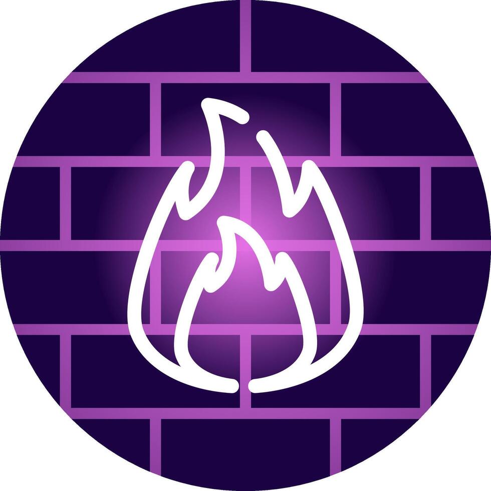 auf Feuer kreatives Icon-Design vektor