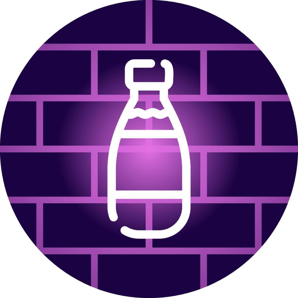 Milch Flasche kreativ Symbol Design vektor